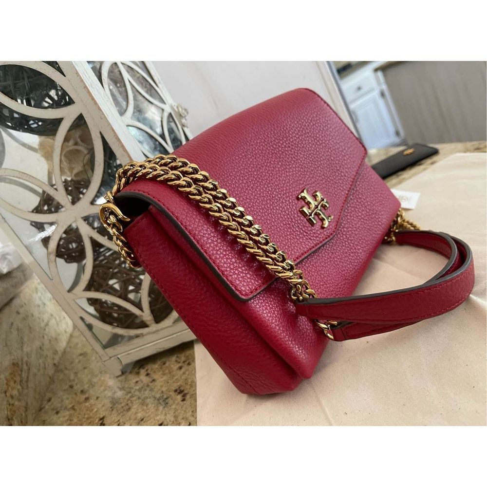 New Tory Burch Small Kira Leather Convertible Crossbody Bag - Picture 5 of 9